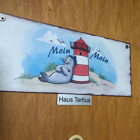 Haus Tertius - Strand- Und Hafennahe Ruhige Ferienwohnung Busum Bagian luar foto