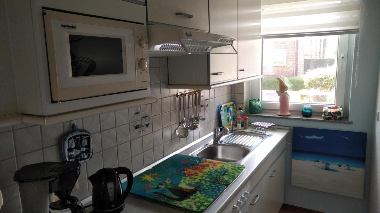 Haus Tertius - Strand- Und Hafennahe Ruhige Ferienwohnung Busum Bagian luar foto